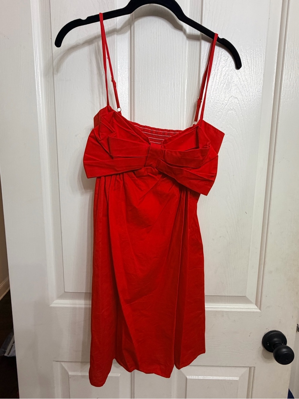 Show Me Your MuMu Red Bow-Front Mini Dress